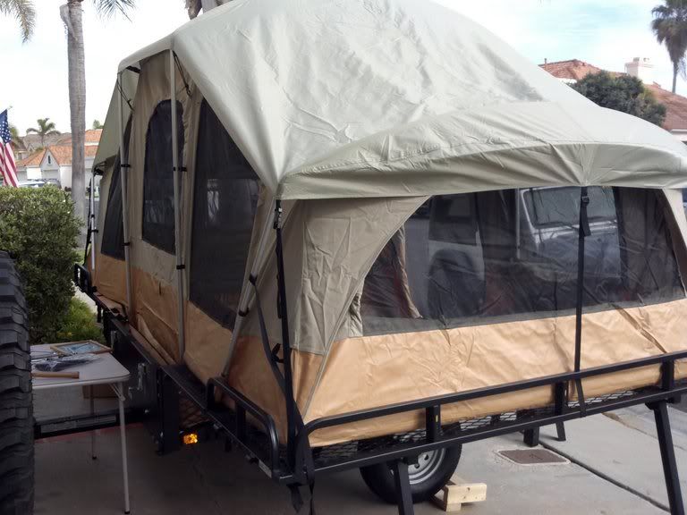 Lifetime tent clearance trailer